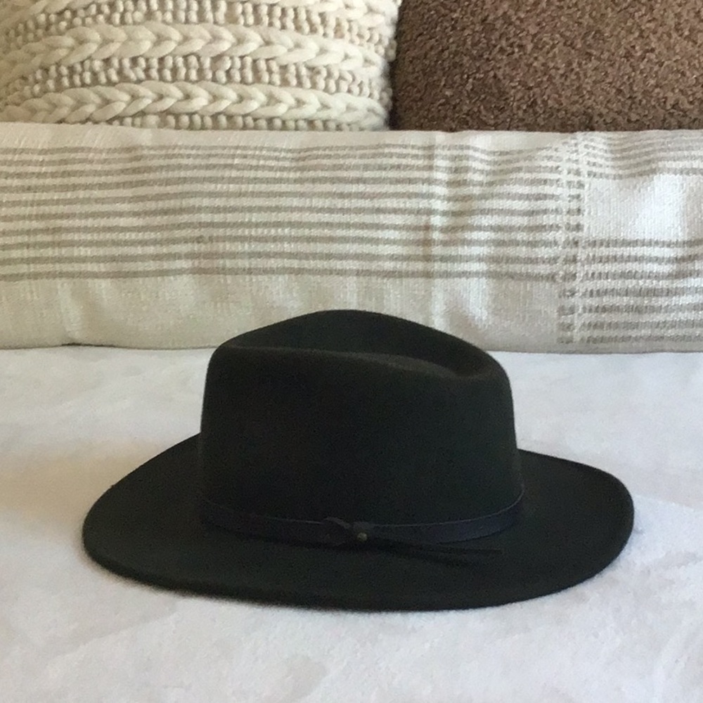 Scala Handmade 100% Wool Olive Green Hat